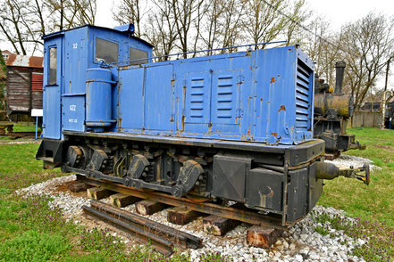 Dampflokomotive JŽ 207 Schmalspur 760mm im Eisenbahnmuseum HŽM Zagreb