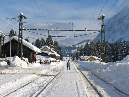 Bahnhof Bad Mitterndorf 05.01.2006 © MAG