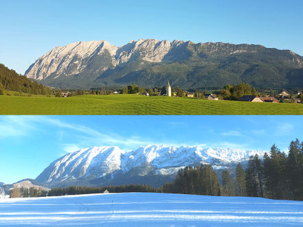 Bad Mitterndorf, der Grimming im Sommer & Winter © MAG Lifestyle Magazin