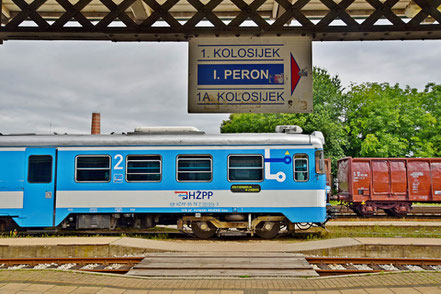 HŽ 7121.014 Bahnhof Varaždin 30.05.2025 © MAG Eisenbahnmagazin