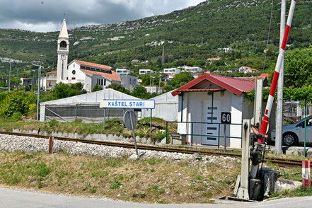 Bahnhof Kaštel Stari 04.05.2024 an der Dalmatiner Bahn