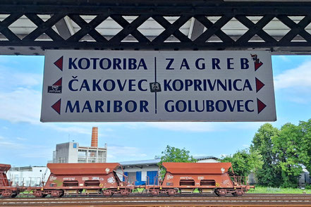 Bahnhof Varaždin 08.06.2025 © MAG Eisenbahnmagazin
