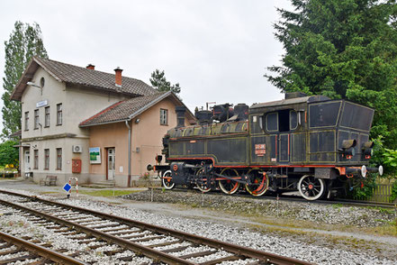 Denkmallok JŽ 51-103 Bahnhof Ivanec 22.06.2025 © MAG Eisenbahnmagazin