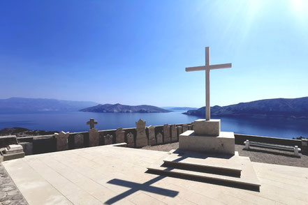 Baska auf der Insel Krk in der Kvarner Bucht, Kroatien