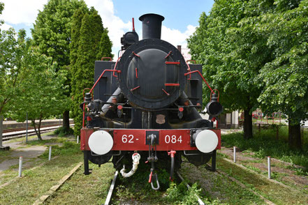 JŽ 62-084 Gracac 10.05.2024 Denkmallokomotiven des Kroatischen Eisenbahnmuseums
