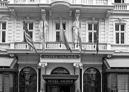 Hotel Sacher in Wien, Geburtsort und Filmlocation des Filmklassikers "Der 3. Mann"