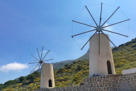 Windmühlen auf der Hochebene von Lasithi - Fotocredit Pixabay, Foto ArgeMarketing