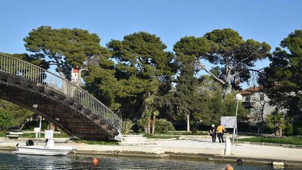 Trogir, der Park Fortin und die Altstadt