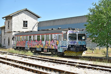 HŽPP 7122 011 nach Rückfahrt Zug 5825 von Perković in Šibenik 16.06.2024 © MAG Lifestyle & Reisemagazin