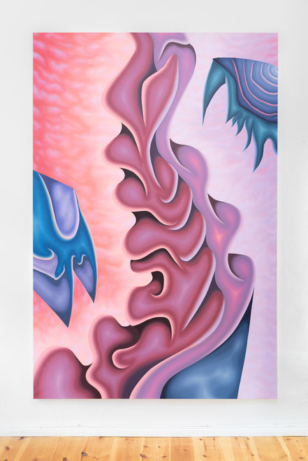 Superfaculag, 2022, oil on canvas, 240 x 160 cm