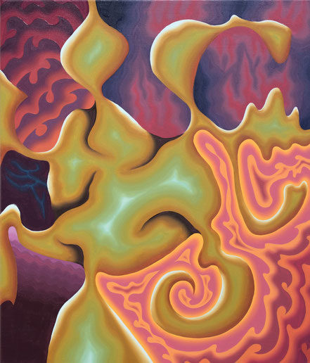 Makro, 2021, oil on canvas, 70 x 60 cm