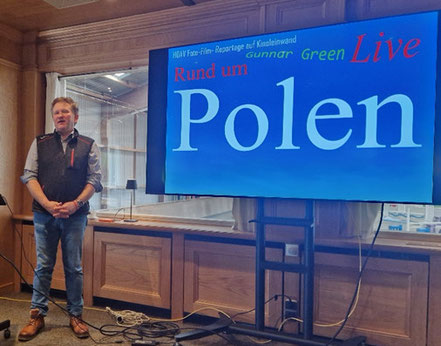 Referent Gunnar Green Vortrag über Polen LandFrauenverein Tangstedt