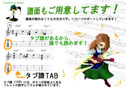 Growth Music School.　レッスンの特徴