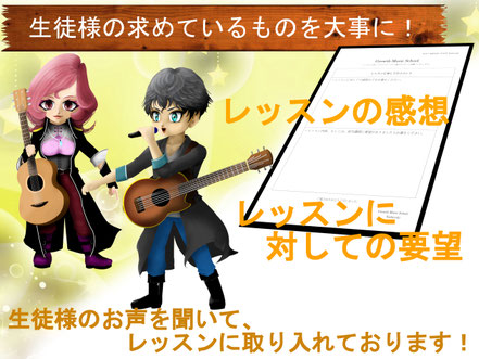 Growth Music School.　生徒様の求めているものを一番に。