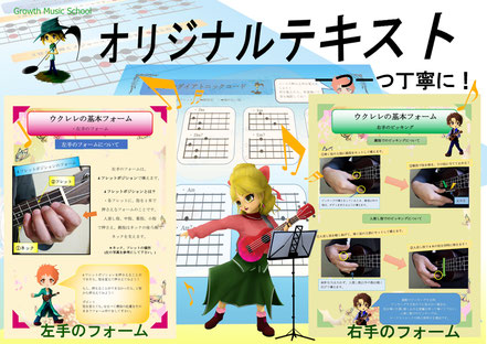 Growth Music School.　レッスンの特徴