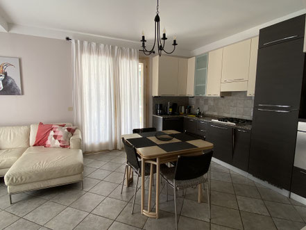 Ferienhaus auf Albarella, Villa "Fashion", Küche mit Essplatz