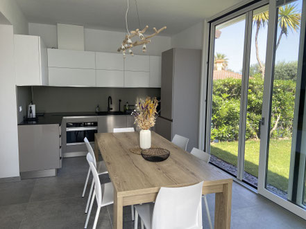Villa "Costanza", Ferienhaus Küche mit Essplatz