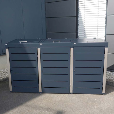 Mülltonnenbox Klappdeckel