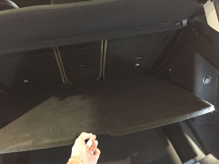ripiano estraibile per vano bagagli della mini countryman