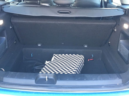 ECCO IL BAGAGLIAIO DELLA MINI CLUBMAN (F54) SENZA IL PIANALE ESTRAIBILE DI CARICO