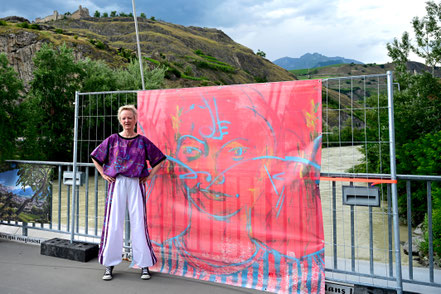 Vernissage Fussgängerbrücke zum Fussballstadion