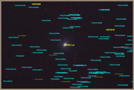 Wega - Alpha Lyrae - Objektidentifikation   MeixnerObservatorium