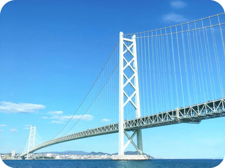 淡路島　レンタサイクル　明石海峡大橋