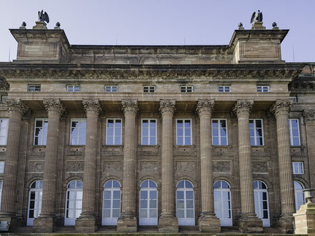Bild: Rückseite des Château des Rohan in Saverne