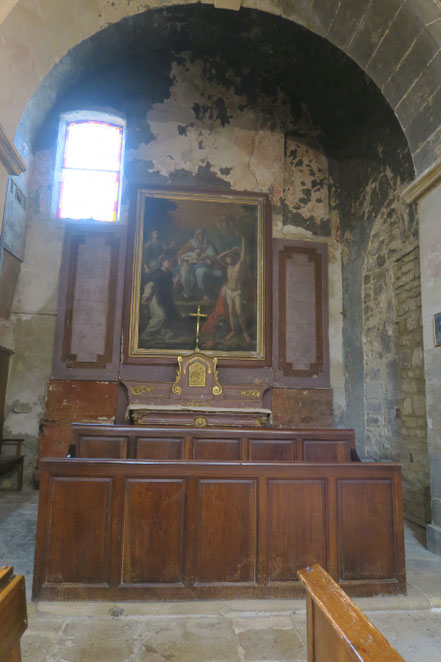 Bild: Kirche von Venasque, Vaucluse, Provence