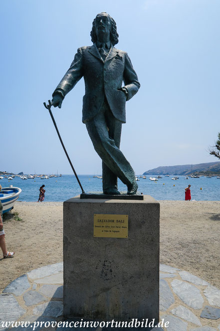 Bild: Denkmal von Salvador Dali in Cadaqués in Katalonien/Spanien