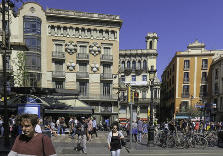 Bild: Casa Bruno Cuadros an der Rambla, Barcelona