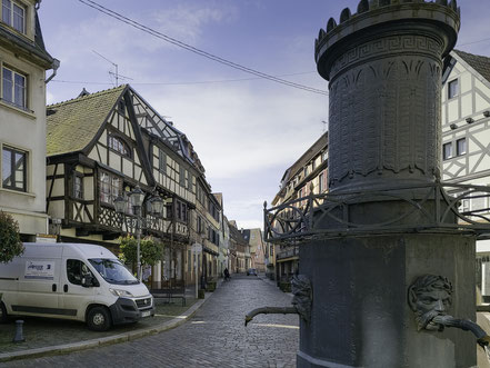 Bild: In der Rue du Collège in Barr, Elsass