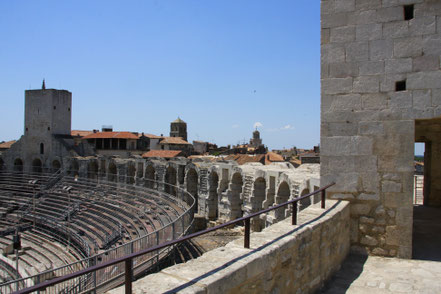 Bild: Im Innern des Amphitheater in Arles in der Provence, Frankreich