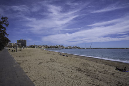 Bild: Der Hauptstrand die Platja Gran in Palamós