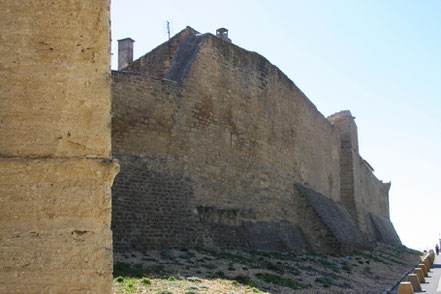 Bild: Stadtmauer mit Aussichtsturm in Courthezon