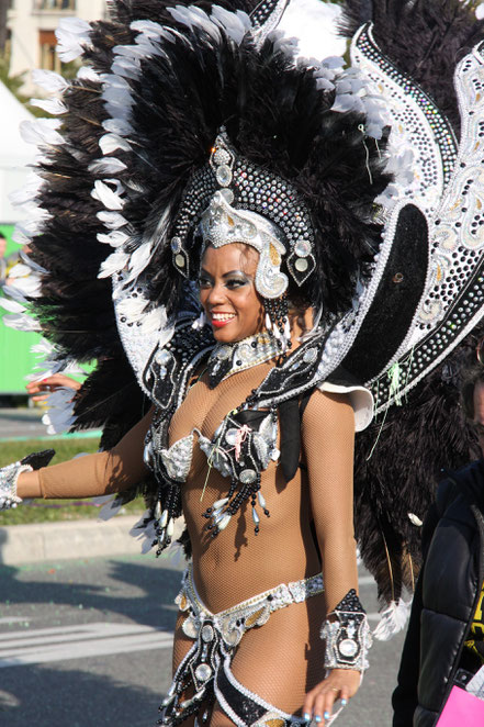 Bild: Blumencorso beim Karneval in Nice (Nizza)