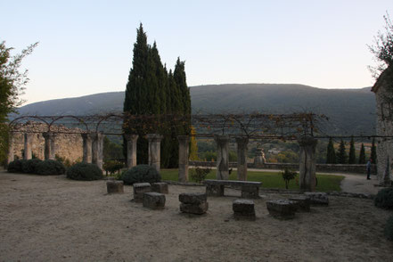 Bild: Garten der Abbaye St.-Hilaire bei Ménerbes