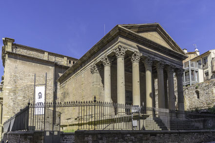 Bild: Temple romà de Vic aus dem 1. Jh. n. Chr. in Vic