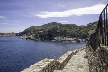 Bild: Wanderweg in der Cala Aiguafreda 