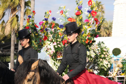 Bild: Blumencorso beim Karneval in Nice (Nizza)