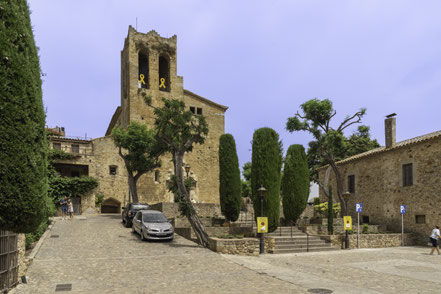 Bild: Església de Sant Pere in Pals, Katalonien