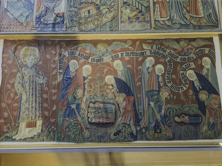 Bild: Wandteppich 15. Jh. im Musée de l'Œuvre Notre-Dame in Strasbourg