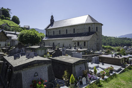 Bild: Église Saint-Barthélemy in Castillon-en-Couserans in den Pyrenäen