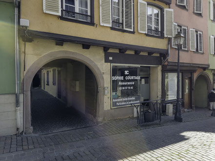 Bild: Unterführungen in der Rue des Boulangers bei Spaziergang in Barr