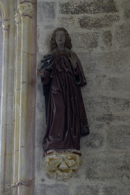 Bild: Statue in der Chapelle Notre-Dame de Tronoën