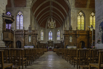 Bild: Wohnmobilreise Normandie, hier Collégiale Notre-Dame d´Écouis 