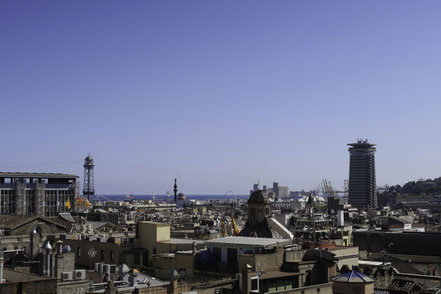 Bild: Auf dem Dach der Catedral de Santa Eulàlia, Barcelona  