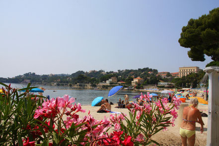 Bild: Beaulieu-sur-Mer mit Strand in der Baie des Fourmis