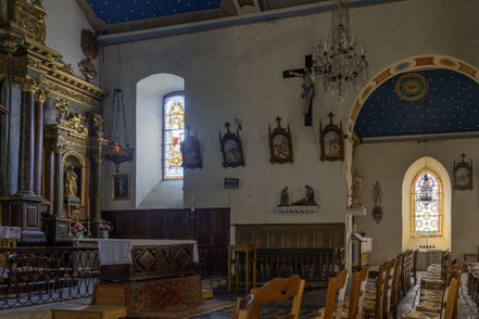 Bild: Kreuzweg der Église Sainte-Eulalie de Lesun