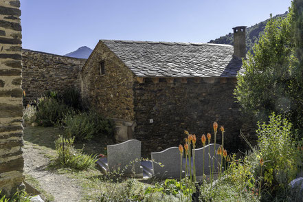 Bild: Kirche Église Saint-André in Évol im Département Pyrénées-Orientales 